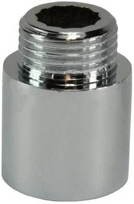 Riko Kraanverlengkoppeling 1 2 x 25 Chroom 26.4322 - Foto 4