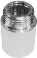 Riko Kraanverlengkoppeling 3 8 x 15 Chroom 26.4318 - Foto 3