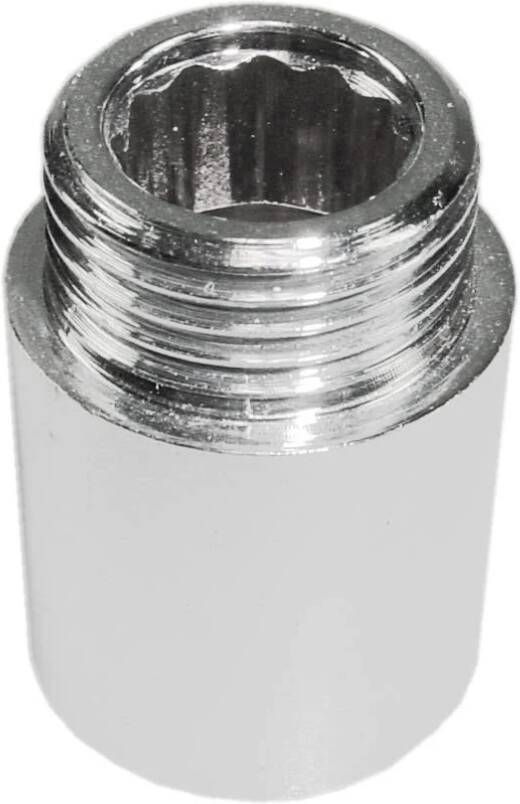 Riko Kraanverlengkoppeling 3 8 x 50 Chroom 26.4327 - Foto 3