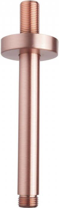 Wiesbaden Luxe Douche-Arm Rond Plafondbevestiging 15 cm Geborsteld Koper - Foto 1