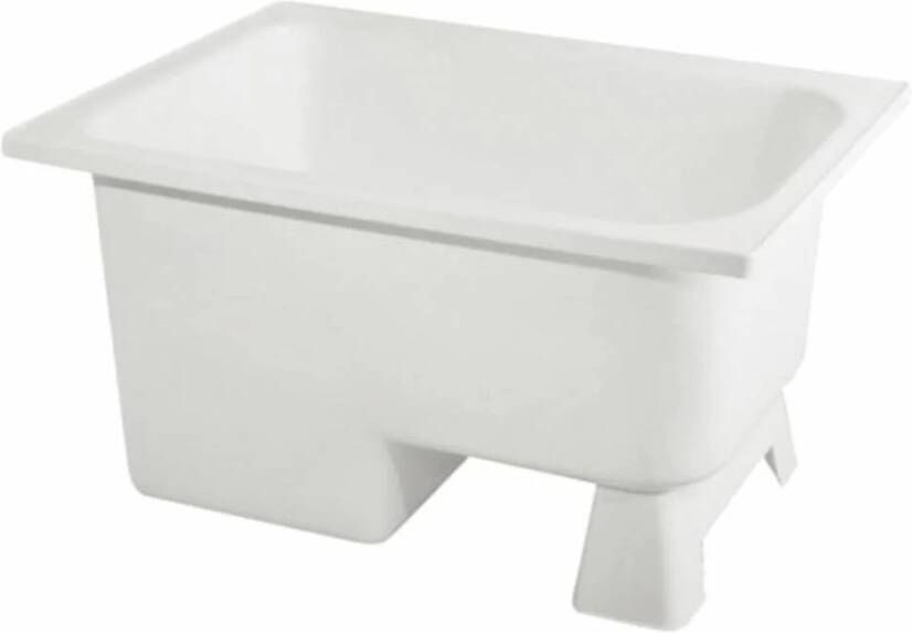 Xellanz Zitbad Vrijstaand Marinella Rechthoek 65x105x52cm Polypropyleen Mat Wit - Foto 4