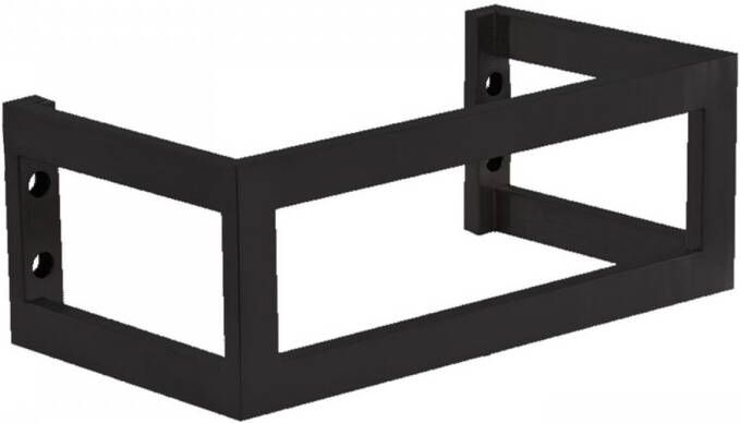 Boss & Wessing Montagebeugel Vierkant BWS 40x22x15 cm Rvs Mat Zwart op=op