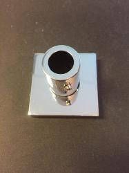 Wiesbaden Muurplaat t.b.v. Rombo Opbouwset Glans Chroom - Foto 1