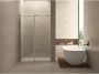 Wiesbaden Douchedeur Eco Nisdeur Schuifdeur 120x200cm Antikalk Helder Glas Chroom Profiel 8mm Veiligheidsglas Easy Clean - Thumbnail 4