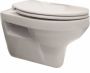 Xellanz Toiletpot Hangend Trevi 53x36.5x36cm Wandcloset Keramiek Diepspoel Nano Coating EasyClean Rimless Glans Wit met Softclose Toiletbril - Thumbnail 3