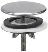 Riko Afvoerplug Wiesbaden Essential | Kraangat afdekkap | Messing | Rond | Chroom - Foto 3