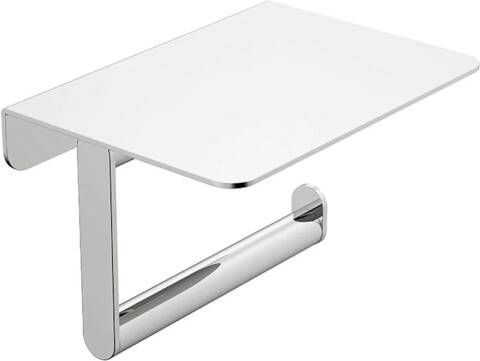 Wiesbaden Alonzo toiletrolhouder met planchet chroom 28.7060 - Foto 2