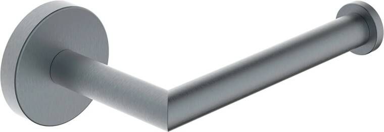 Wiesbaden Wiebaden Alonzo toiletrolhouder met vaste arm gunmetal