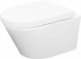 Wiesbaden Toiletpot Hangend Vesta 52x36x35cm Wandcloset Keramiek Diepspoel Nano Coating EasyClean Rimless Glans Wit met Softclose Toiletbril - Thumbnail 3