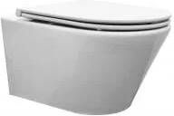 Wiesbaden Toiletpot Hangend Vesta 52x36x35cm Wandcloset Keramiek Diepspoel Glans Wit met Softclose Flatline 2.0 Toiletbril - Foto 5