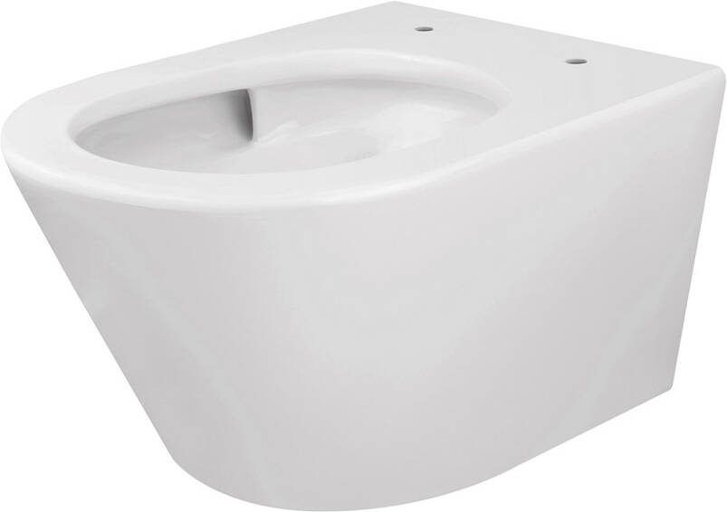 Wiesbaden Vesta wandcloset rimless met Shade slim toiletzitting softclose en quick release glans wit - Foto 10