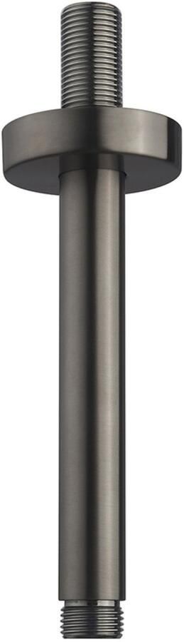 Wiesbaden Douche-Arm Luxe Rond Plafondbevestiging 15 cm Gunmetal