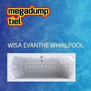 Wisa Evanthe Whirlpool 180X80X48 cm Sportpakket Deluxe