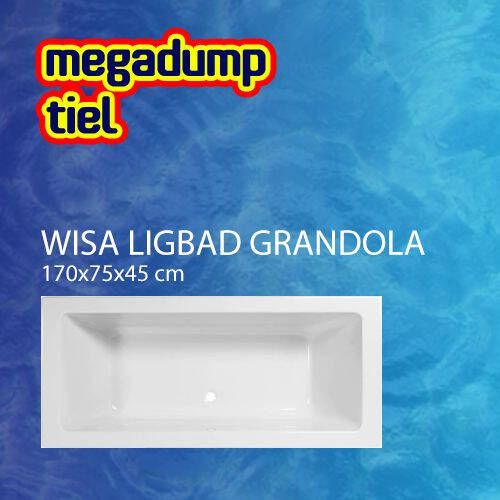 Wisa Ligbad Grandola Wit 170X75X45 cm Grandola 170x75x45 cm
