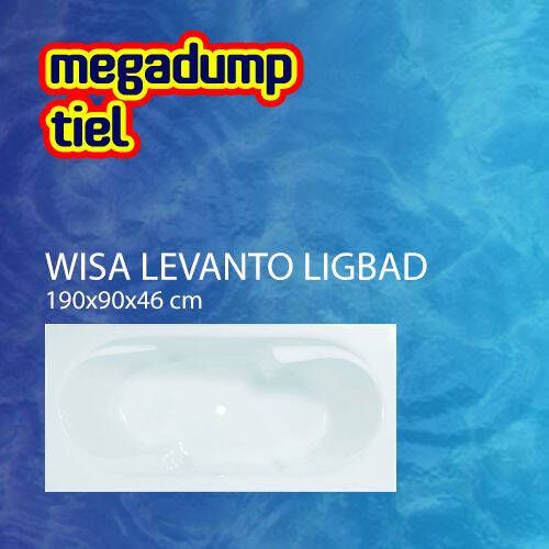 Wisa Ligbad Levanto 190X90X46 cm Wit
