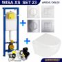 Wisa Xs Toiletset 23 Megasplash Zero Compact Met Bril En Drukplaat - Thumbnail 2