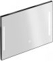 XenZ Badkamerspiegel met Verlichting Pacengo 100x70 cm Industrieel Zwart Frame en Spiegelverwarming - Thumbnail 2