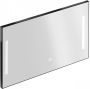 XenZ Badkamerspiegel met Verlichting Pacengo 120x70 cm Industrieel Zwart Frame en Spiegelverwarming - Thumbnail 2