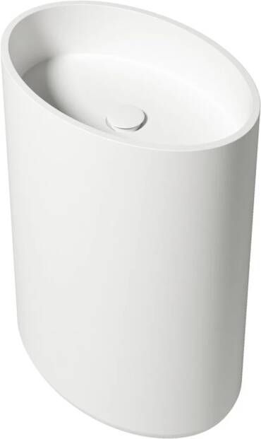 Zydra Vrijstaande Waskom Elipse 60x42 cm Glacier White