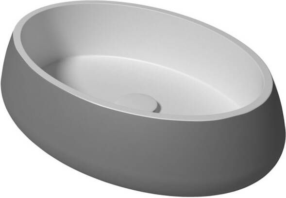 Zydra Waskom Elipse 60x42 cm Titanio