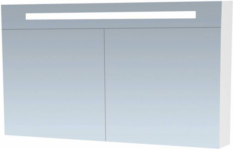 Luxanit DF 120 cm Spiegelkast Hoogglans Wit