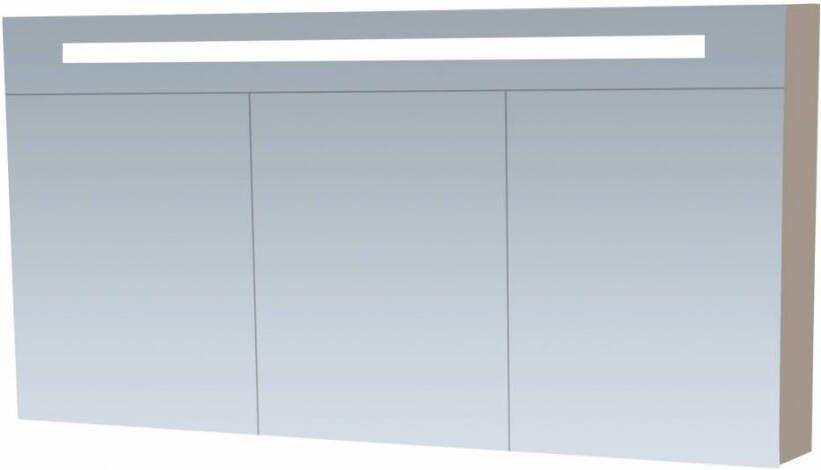 Luxanit DF 140 cm Spiegelkast Taupe