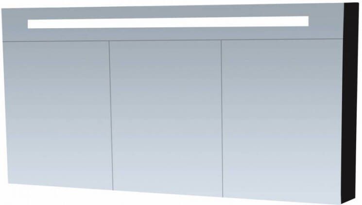 Luxanit DF 140 cm Spiegelkast Zwart