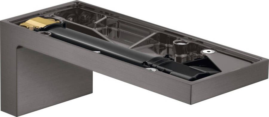 Axor MyEdition Baduitloop zonder uitloopplaat Geborsteld Zwart Chroom