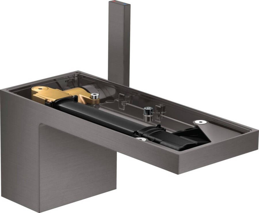 Axor MyEdition Wastafelmengkraan zonder uitloopplaat Geborsteld Zwart Chroom