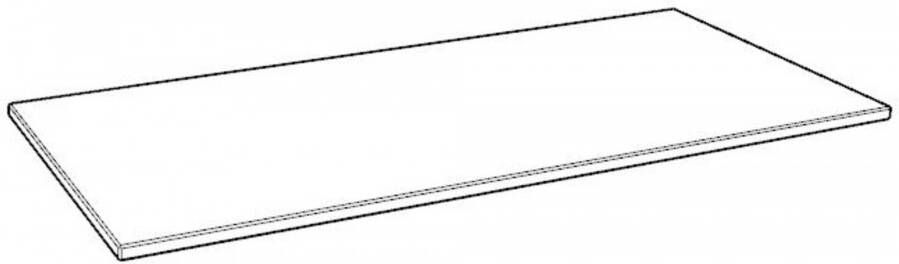 Ben Elina blad Beige 120x45x2 cm met 1 sifonuitsparing links en kraangat rechts