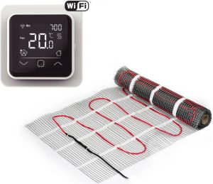 Ben Comforta Vloerverwarming met WIFI Klokthermostaat 4 m² Wit