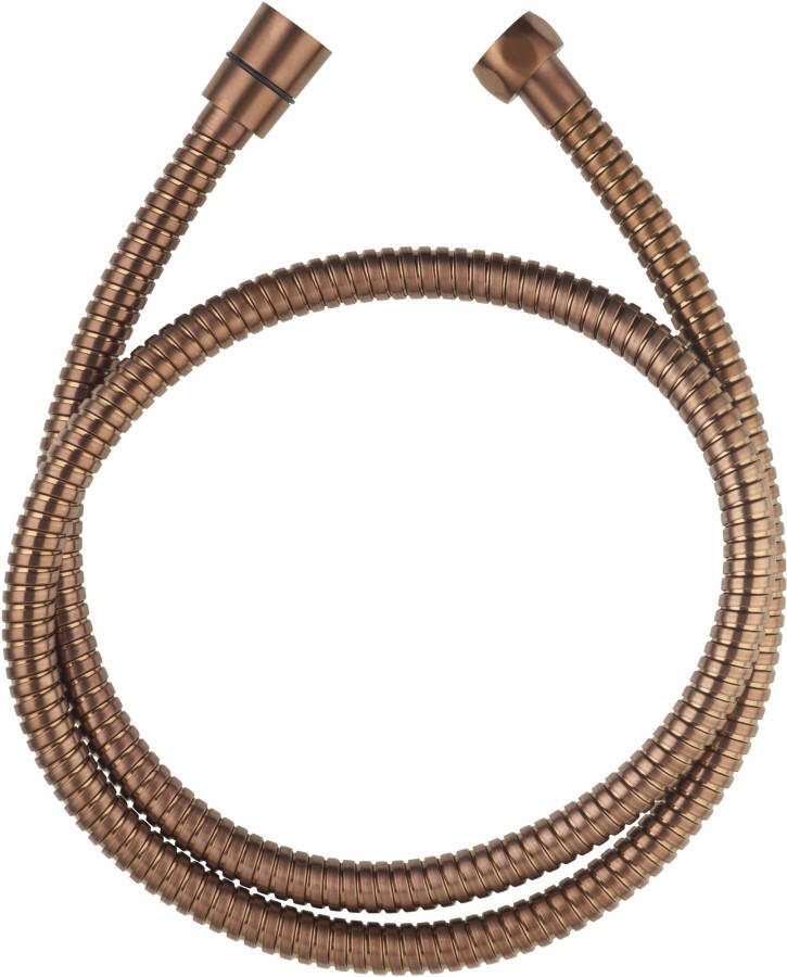 Ben doucheslang metaal 125cm geborsteld koper PVD