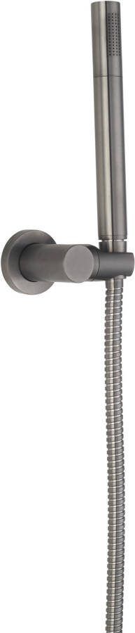 Ben badset met staafhanddouche gunmetal PVD