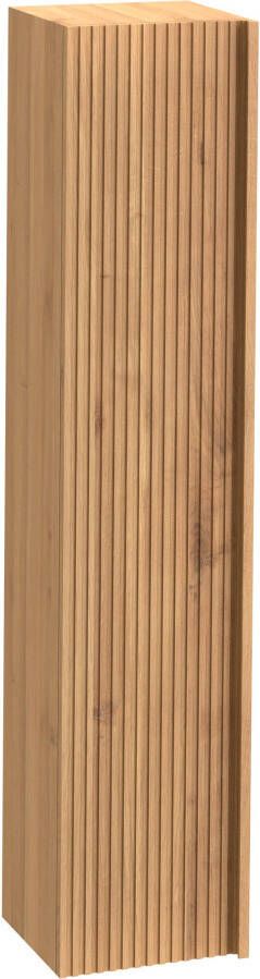 Ben Linea Hoge Kast 36x32x170 cm 1 deur L R Eiken Naturel