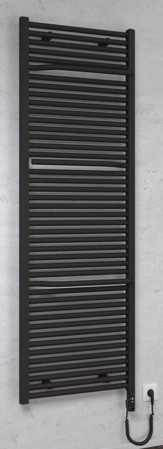 Ben Lineos Elektrische Designradiator 60x177 5 cm Zwart