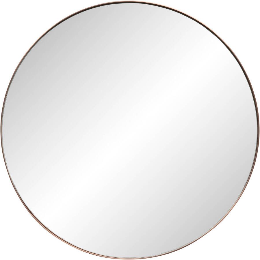 Ben Mimas ronde spiegel met LED verlichting en anti-condens Ø120cm geborsteld koper
