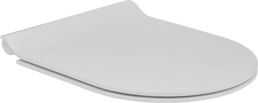 Ben Tweedekans Segno Sito Slimline toiletbril met quickrelease en softclose Wit 04338