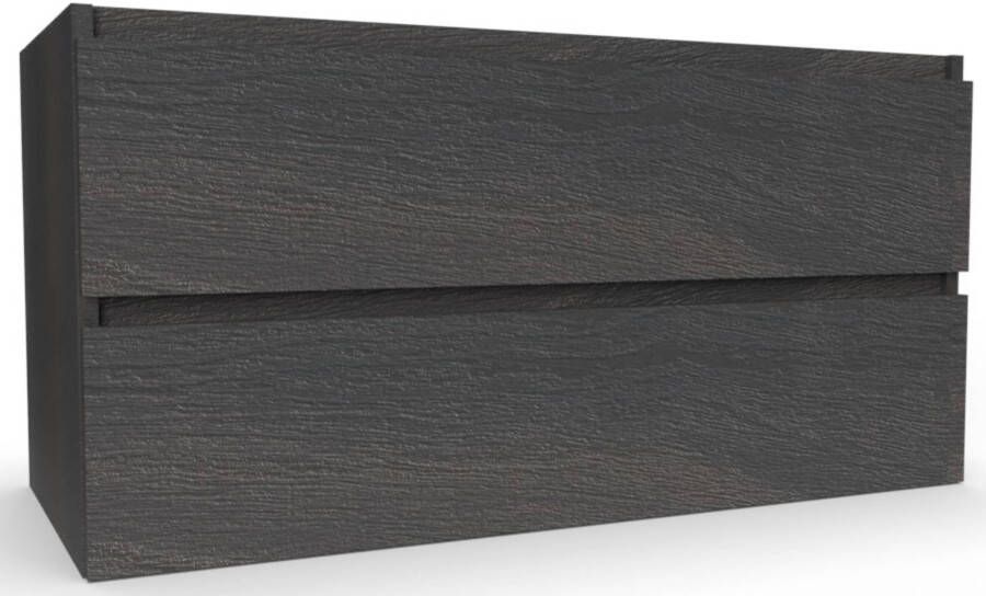 Ben Tendenza Wastafelonderkast 100x44 5x50 cm Coal Oak