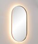 Ben Vita ovale spiegel met LED verlichting en anti-condens 40x80 cm Geborsteld Koper - Thumbnail 2