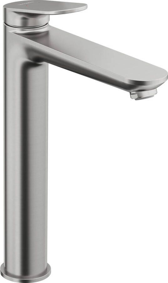 Duravit Wave Wastafelmengkraan XL RVS Geborsteld