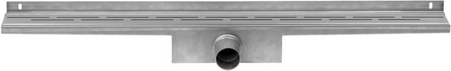 Easy Drain Compact Wall 50 afvoergoot 6x80 cm zijuitlaat RVS