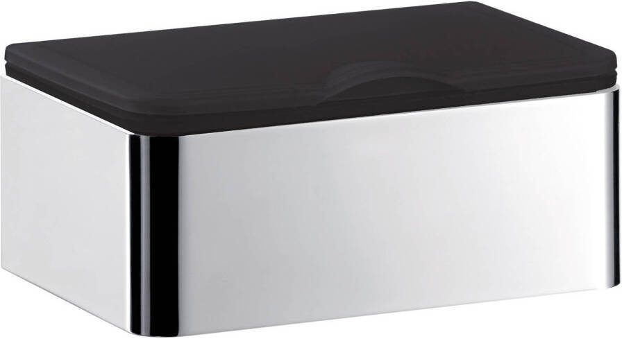 Emco System 2 box voor vochtige doekjes zwart chroom 353900101