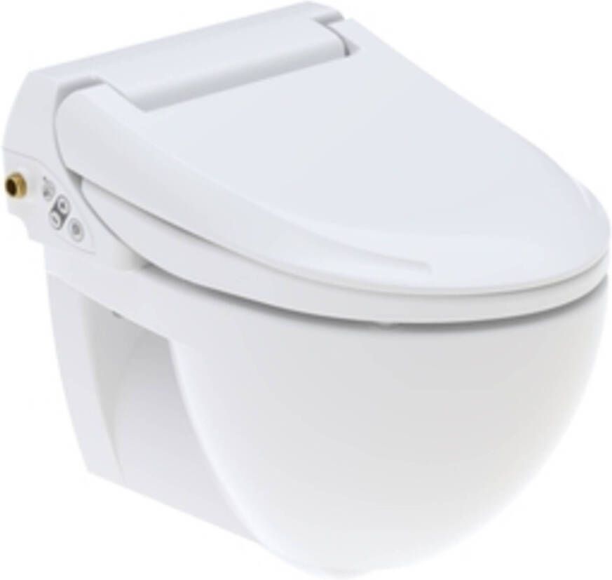 Geberit AquaClean 4000 compleet toiletsysteem wandcloset met bidetfunctie inlcusief zitting wit