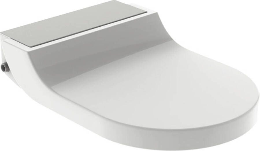 Geberit Aquaclean Tuma comfort zitting met onderdouche met rvs decorplaat wit