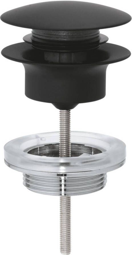 GROHE Overige waste set met push open plug phantom black