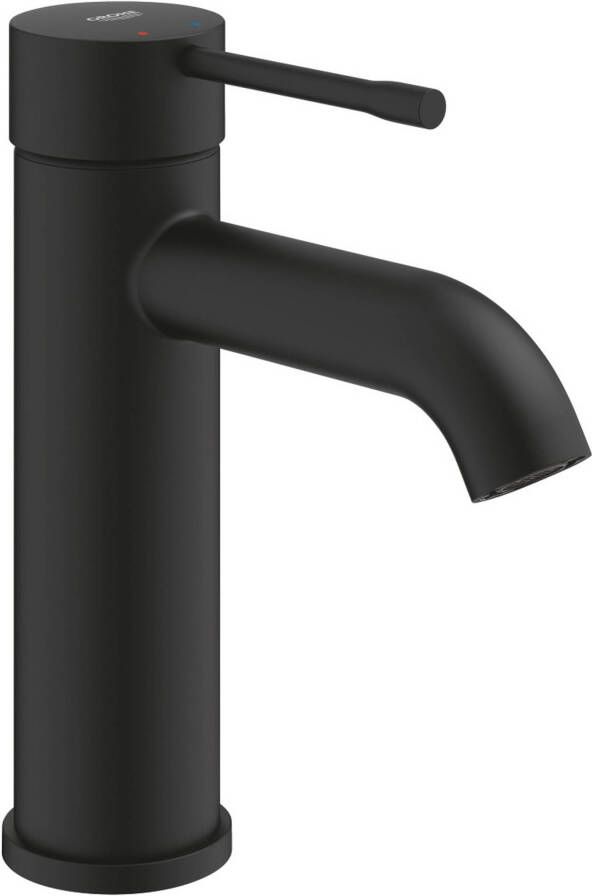 GROHE PROFESSIONAL Grohe Essence eengreep wastafelmengkraan S-size met een gladde body kleur Phantom Black 24172KF1