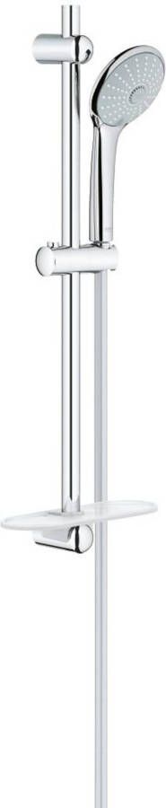Grohe Euphoria 110 Massage Glijstangset 60cm ronde handdouche 3 straalsoorten gladde doucheslang met zeepschaal chroom 27231001 - Foto 2