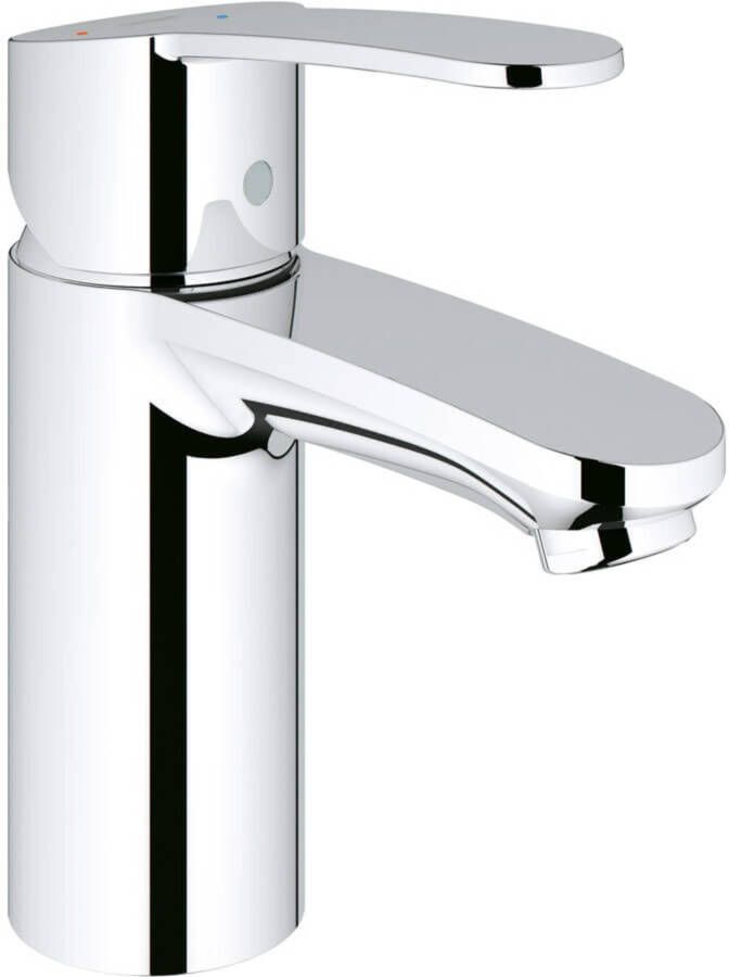 GROHE Eurostyle Cosmopolitan Wastafelmengkraan S-size ES eengreeps 1-gats 163mm hoogte glad 110mm uitloop vast chroom