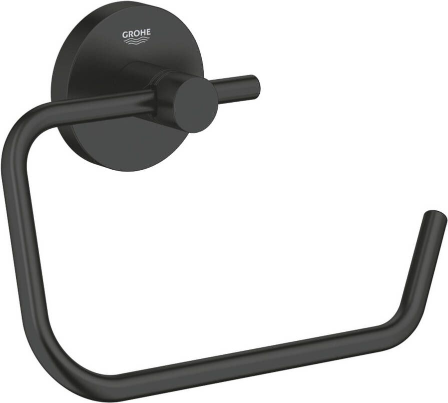 Grohe QuickFix Start toiletrolhouder 16 7x4 4x11 9 cm mat zwart