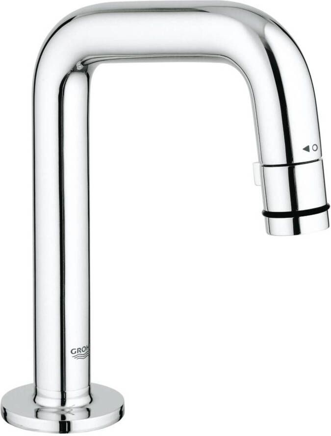 GROHE Universal Toiletkraan draaimechanisme 1-gats bovendeel keramisch 199mm hoogte 114mm voorsprong U-uitloop vast chroom
